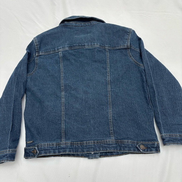 Tahari Blue Jean Jacket - Picture 6 of 10